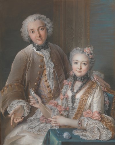 François de Jullienne 1722-1754 és felesége, Marie Élisabeth de Séré de Rieux, 1724-1795, 1743. alkotó: Charles Antoine Coypel