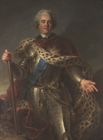 Herman Moritz szászországi gróf (1696-1750), Franciaország marsalljának nevezik. alkotó: Charles Antoine Coypel