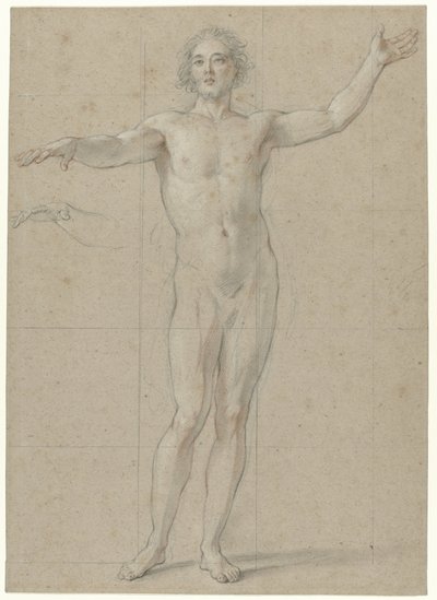 Álló férfi meztelen alkotó: Charles Antoine Coypel