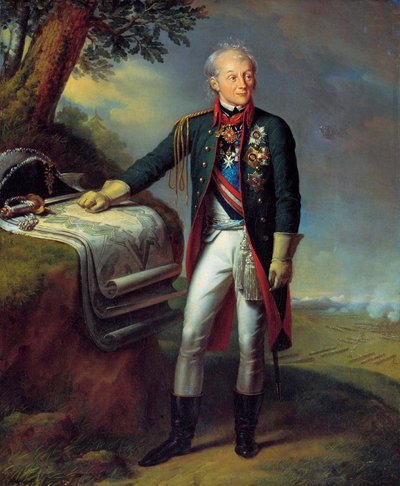 Generalissimo tábornagy, Alekszandr Szuvorov herceg, orosz katona, 1815. alkotó: Charles Auguste Guillaume Steuben