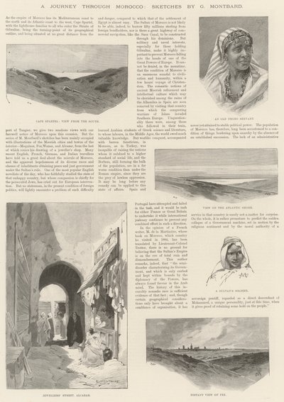 Utazás Marokkón keresztül alkotó: Charles Auguste Loye
