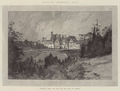 Cowdray Park, Egmont grófjának székhelye alkotó: Charles Auguste Loye