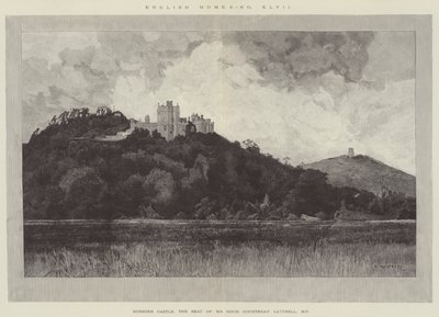 Dunster kastély, Hugh Courtenay Luttrell, parlamenti képviselő székhelye alkotó: Charles Auguste Loye