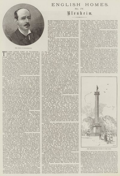 Angol Otthon, Blenheim alkotó: Charles Auguste Loye