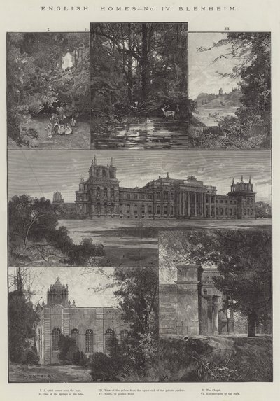 Angol Otthon, Blenheim alkotó: Charles Auguste Loye