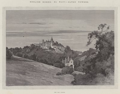 Angol otthonok, Alton Towers, a régi kastély alkotó: Charles Auguste Loye