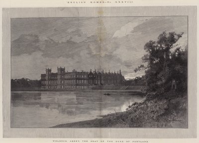 English Homes, Welbeck Abbey, Portland hercegének székhelye alkotó: Charles Auguste Loye