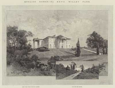 English Homes, Willey Park alkotó: Charles Auguste Loye