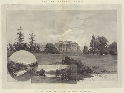 Angol házak, Willey Park, a Lord Forester székhelye alkotó: Charles Auguste Loye