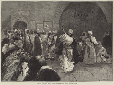 Üvöltő dervisek a régi Kairóban alkotó: Charles Auguste Loye