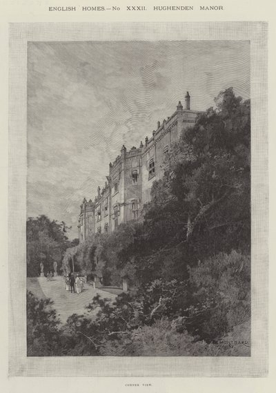 Hughenden Manor, sarokkilátás alkotó: Charles Auguste Loye