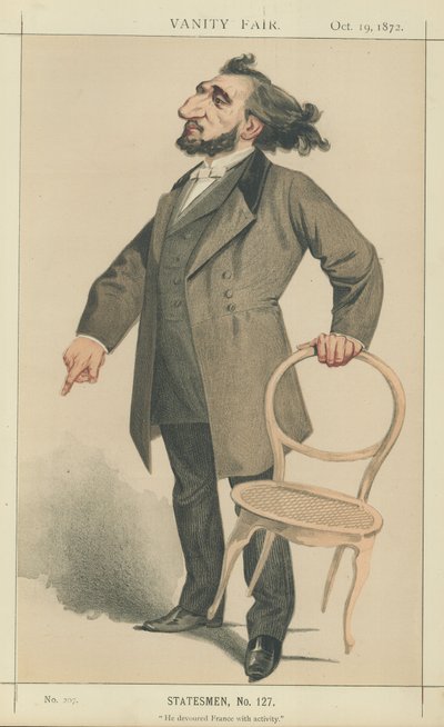 Leon Gambetta úr alkotó: Charles Auguste Loye