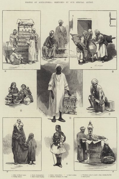 Alexandria népe alkotó: Charles Auguste Loye