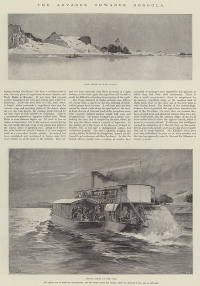 Haladás Dongola felé alkotó: Charles Auguste Loye