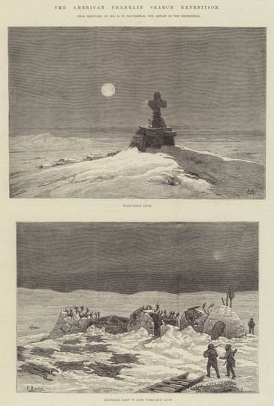 Az amerikai Franklin-kereső expedíció alkotó: Charles Auguste Loye