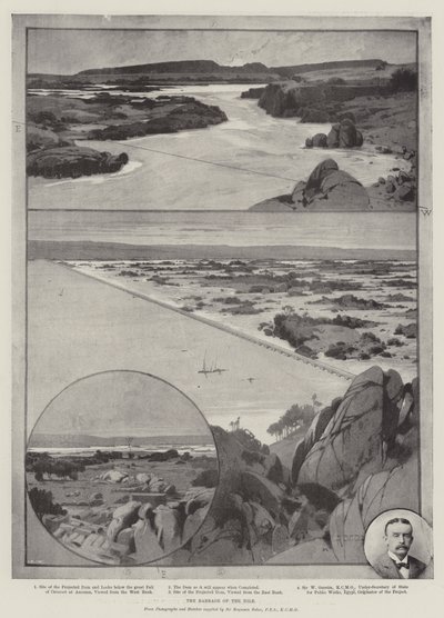 A Nílus vízlépcsője alkotó: Charles Auguste Loye