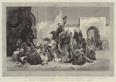 A marokkói szultán vérdíjat tűzött ki a lázadók fejére alkotó: Charles Auguste Loye