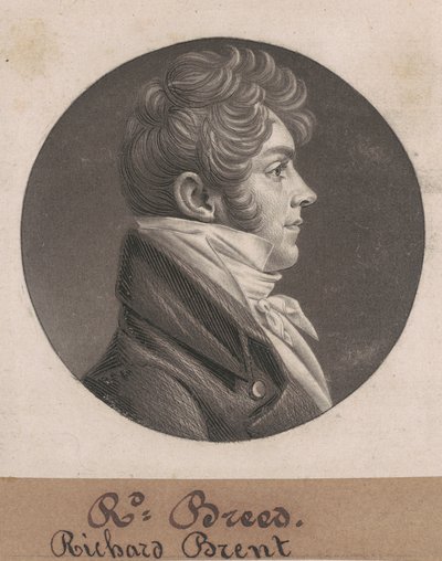 Richard Brent alkotó: Charles B.J. Févret de Saint Mémin