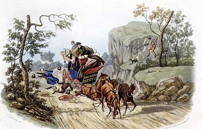 "A legjobb kinevezett edzőkkel balesetek történnek!", metszett R.G. Reeve (fl.1811-37) pub. írta Thomas McLean alkotó: Charles B. (after) Newhouse