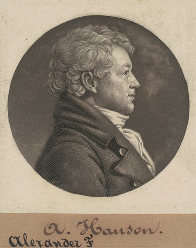 Alexander Contee Hanson alkotó: Charles B. J. Févret de Saint Mémin