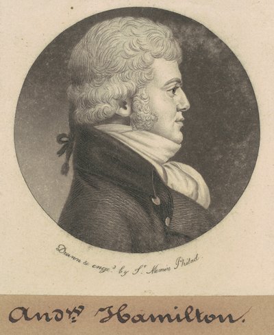 Andrew Hamilton alkotó: Charles B. J. Févret de Saint Mémin