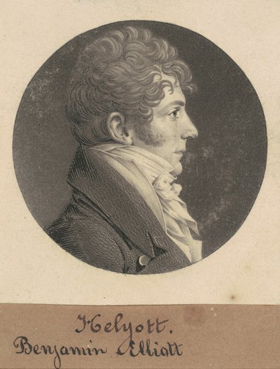 Benjamin Elliott alkotó: Charles B. J. Févret de Saint Mémin