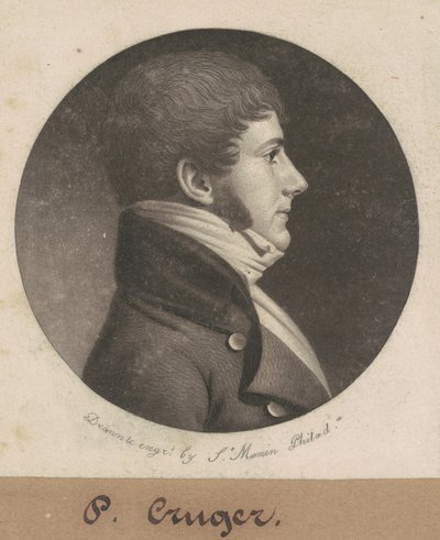 Bertram Peter Cruger alkotó: Charles B. J. Févret de Saint Mémin