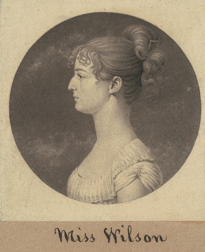 Caroline Lewis alkotó: Charles B. J. Févret de Saint Mémin