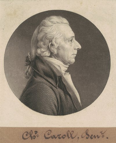 Charles Carroll alkotó: Charles B. J. Févret de Saint Mémin