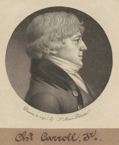 Charles Carroll, Jr. alkotó: Charles B. J. Févret de Saint Mémin