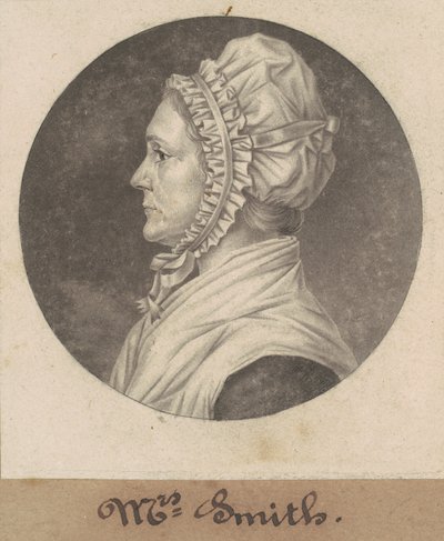 Elizabeth Custis Teackle Smith alkotó: Charles B. J. Févret de Saint Mémin