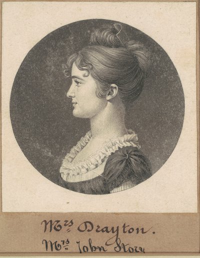 Elizabeth Porcher Gaillard Stoney alkotó: Charles B. J. Févret de Saint Mémin