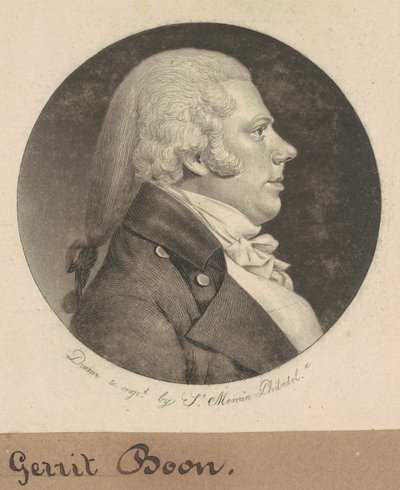 Gerrit Boon alkotó: Charles B. J. Févret de Saint Mémin