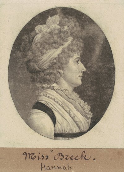 Hannah Breck alkotó: Charles B. J. Févret de Saint Mémin