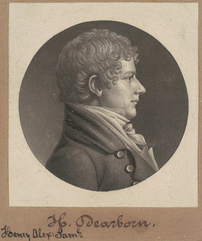 Henry Alexander Scammell Dearborn alkotó: Charles B. J. Févret de Saint Mémin