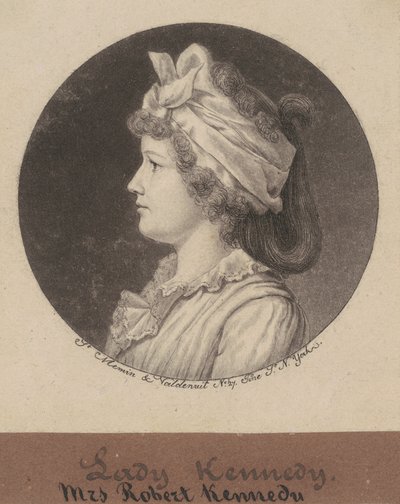 Jane Macomb Kennedy alkotó: Charles B. J. Févret de Saint Mémin