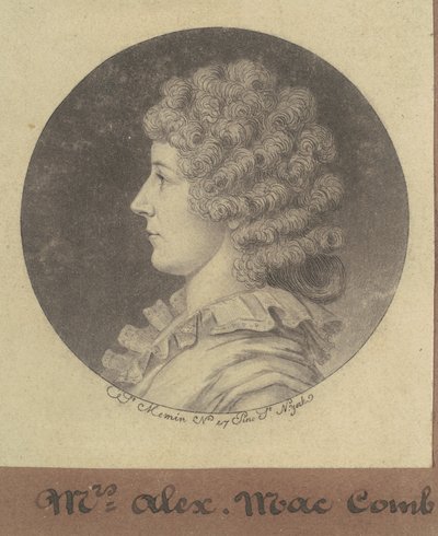 Janette Marshall Macomb alkotó: Charles B. J. Févret de Saint Mémin