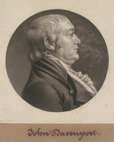 John Davenport alkotó: Charles B. J. Févret de Saint Mémin