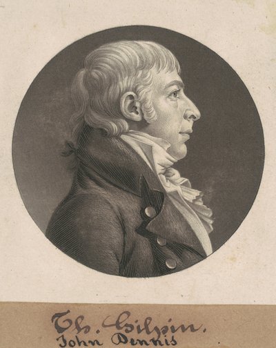 John Dennis alkotó: Charles B. J. Févret de Saint Mémin