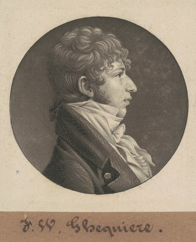 John Francis William Ghequiere alkotó: Charles B. J. Févret de Saint Mémin