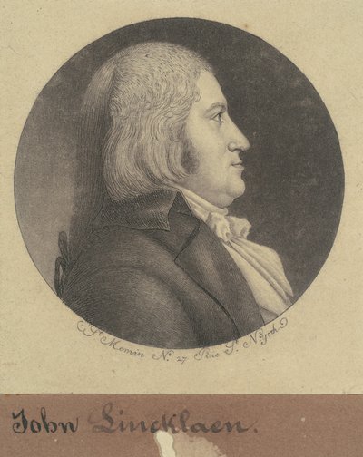 John Lincklaen alkotó: Charles B. J. Févret de Saint Mémin