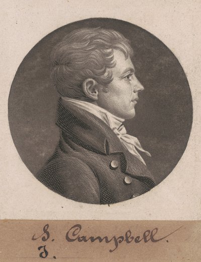 Levin Hicks Campbell alkotó: Charles B. J. Févret de Saint Mémin