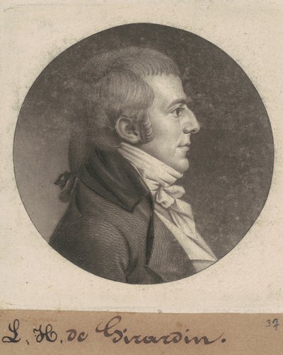 Louis Hue Girardin alkotó: Charles B. J. Févret de Saint Mémin