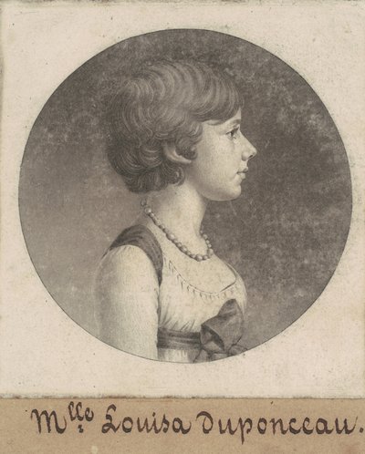 Louisa DuPonceau alkotó: Charles B. J. Févret de Saint Mémin
