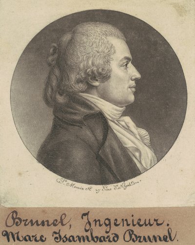 Marc Isambard Brunel alkotó: Charles B. J. Févret de Saint Mémin
