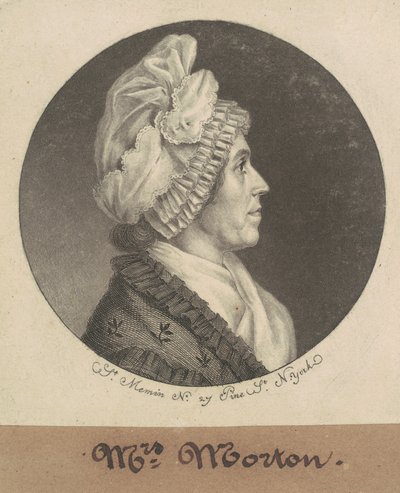 Maria Sophia Kemper Morton alkotó: Charles B. J. Févret de Saint Mémin