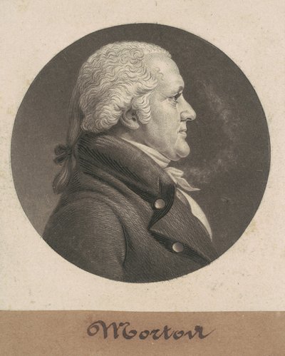 Perez Morton alkotó: Charles B. J. Févret de Saint Mémin