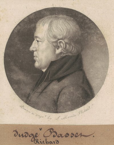 Richard Bassett alkotó: Charles B. J. Févret de Saint Mémin