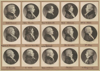 Saint-Mémin Portrégyűjtemény, 13. csoport alkotó: Charles B. J. Févret de Saint Mémin