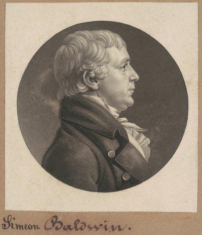 Simeon Baldwin alkotó: Charles B. J. Févret de Saint Mémin